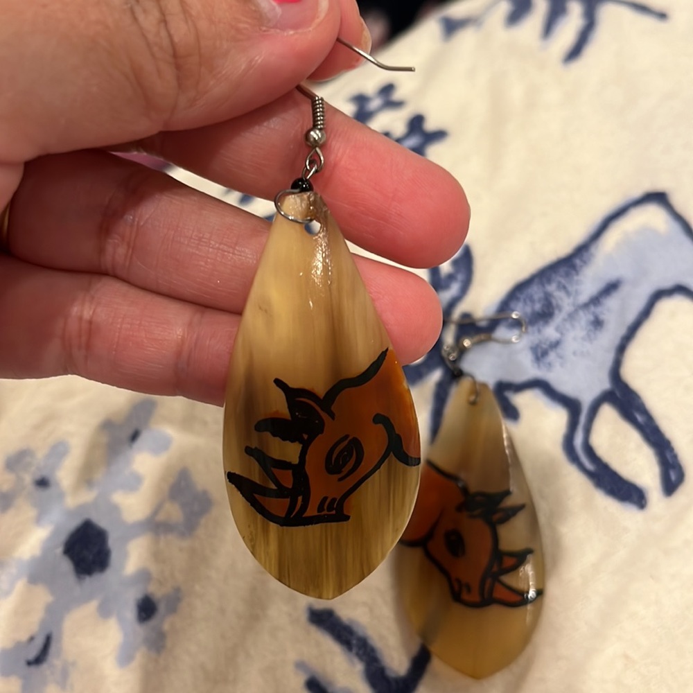 Hand made earrings - Picture 2 of 2